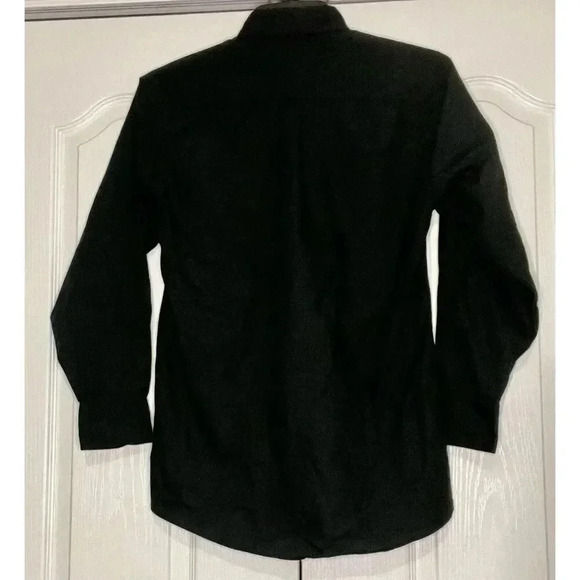 Edwards Men's Black‎ Long Sleeve Button Up Dress Shirt Style 1280-010 Size S 31 - Picture 2 of 6